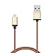 iPhone 8 Cable, Apple Certified F-color 3Ft 8 Pin Lightning Data Sync Charging Cable Braided for iPhone 8 7 6s 6s Plus 6 6 Plus 5 5s 5c, iPhone SE, iPad Pro, iPad Mini 4, iPad Air 2 mini, iPod 5, Gold