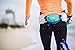 Nathan Hydration Running Belt Trail Mix - Adjustable Running Belt - Includes 2 Bottles - Fits iPhone 6/7/8 Plus and Other 6.5 Inch Smartphones - Bluestone