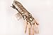 Charm.L Grace Gothic Black Lace Bracelet Steampunk Slave Wristband Ring Sexy Halloween Wedding Accessories