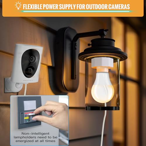 Blink Mini Wyze V4 Camera Pack E26 Light USB Socket Adapter