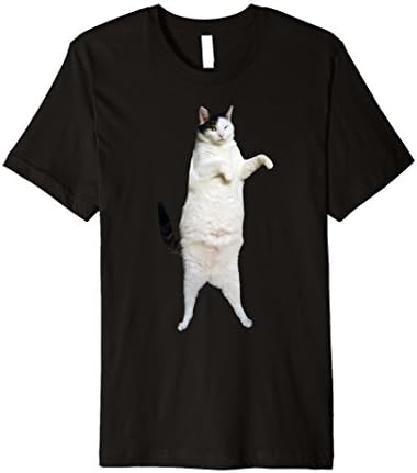 Mens Kitty Cat Dance Shirt 2XL Black