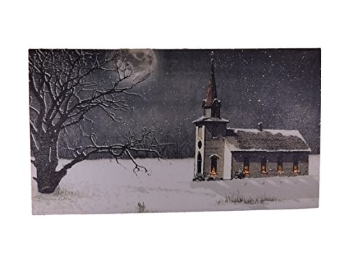 Kennedys Country Collection 07963X Canvas Candle Light Service Radiance Lighted 9 X 16