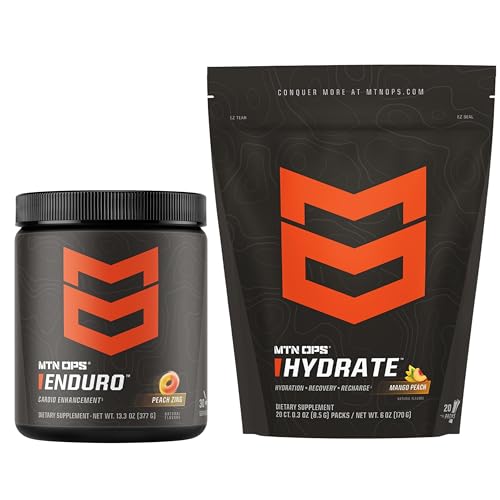 MTN OPS Enduro Peach Zing + Hydrate Mango Peach Bundle