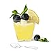 Professional Grade 2 oz Clear Plastic Dessert Cups (20-Pack) with Mini Spoons by Market Lane