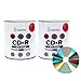 Smart Buy Shiny Silver Top CD-R 200 Pack 700mb 52x Blank Recordable Discs, 200 Disc, 200pk primary