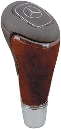 Euromeister 70227210 Mercedes; Shift Knob,Burlwood &amp; Ash Leather,