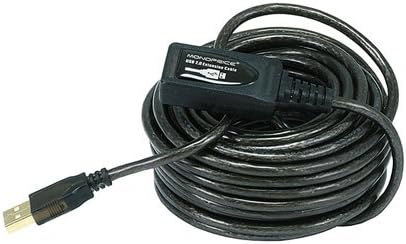 TruDx - 32ft 10M USB 2.0 A Male to A Female Active Extension / Repeater Cable (Kinect &amp; PS3 Move Compatible Extension)