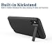 iPhone XS Max Battery Case, SNSOU 5200mAh Ultra-Thin iPhone XS Max Charger Case with Kickstand Charging Case Portable Rechargeable Extended Battery Pack for Apple iPhone XS Max (6.5inch) -Black