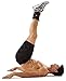 Valeo Adjustable Ankle/Wrist Weights - 20 lbs Total (10 lbs each) With Adjustable Metal D-ring And Soft Padding For Comfort, 1 Size Fits Most, VA4535BK,Black