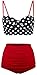 Gigaga High Waisted Bikini Two Piece Swimsuits for Women Push Up Bathing Suits Bikini