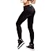 Copper Compression Women’s Full-Length Base Layer Leggings Yoga Pants Tights Black