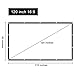 MINC 120 inch Projector Screen 16:9 HD Foldable Anti-Crease Portable Projection Movies Screen for Home Theater Outdoor Indoor Support Rear Projection