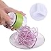 Spiralizer vegetable slicer Fun Life zoodle maker Mini Vegetable Spiral Slicer Cutter with Handheld Turning Good Grips- 3 Switchable Blades for Variable Cutting Pattern