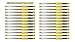 Sargent Art 25 Count Yellow Glitter Gel Pens, Non-toxic, Magical Ink Pens, Art Marker Pens For Drawing, Journaling, Doodling, Adult Colouring Books