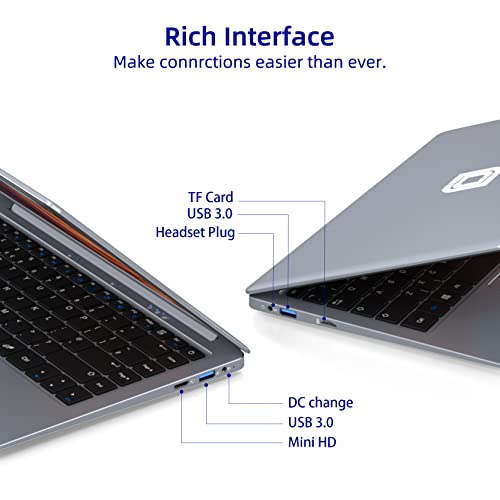 Jumper Laptop 13.3 Inch Full HD 1080p IPS Display, 8GB RAM 256GB SSD