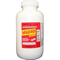 Extra Strength Mapap (Generic extra strength Tylenol) 1000 Tablets (500mg)