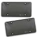 Zento Deals Clear Smoked License Plate Covers - 2-Pack - License Plate Clear Smoked Shields Covers