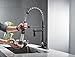 BWE Modern Oil Rubbed Bronze Commercial Pull Down Two Handle Kitchen Sink Faucet with Swivel Pull Out High Pressure Lock Sprayer Commercial Pre Rinse Faucet