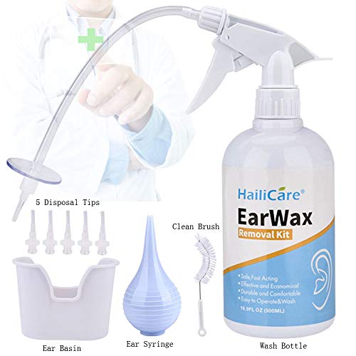 Ear Wax Removal Tool HailiCare Earwax Removal Kit, Earwax Remover
