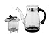 Gourmia GTP9815 Tea & Coffee Pot Glass Loose Leaf Tea Maker With Stainless Steel Filter Tumbler Infuser 850ml Capacity