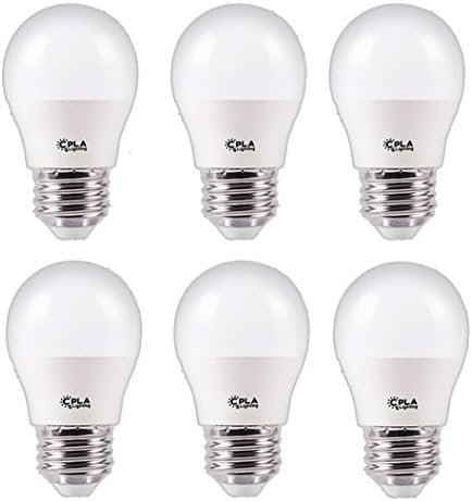 CPLA Ligthing LED Globe Bulbs for Vanity Ceiling Fan Energy Saving 3W Replace 25 Watt Edison Bulbs Daylight 4000K E26 Regular Base No-Dimmable Frosted LED Light Bulbs Round, Pack of 6