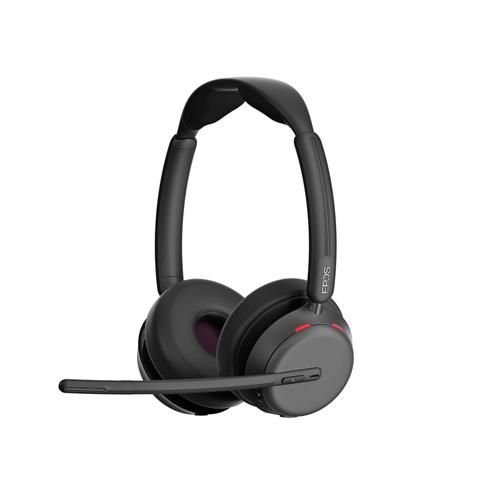 Photo 1 of EPOS Impact 1061 Advanced Wireless Headset for PC with Noise-Canceling Mic, EPOS AI Voice Clarity, Super Wideband Audio, BrainAdapt Comfort, Durable for Office & Business Professionals