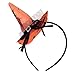 3 Pack Halloween Headband+3 Pcs Hair Clip,Fascigirl Halloween Party Witch Spider Hat Headbands Caps Headband Accessory For Party & Halloween & Carnivals (B Black)