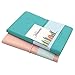 Yansanido 2 Pcs Random Colour Pocket Notebooks, 3x5 Inch Mixed Lined and Blank Paper Mini Order Notebooks With PU Leather Cover (2)