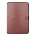 MOSISO Compatible with MacBook Pro 13 inch Case with CD-ROM (Model: A1278, Old Version Early 2012/2011/2010/2009/2008 Release), Premium PU Leather Book Folio Protective Stand Cover Sleeve, Brown