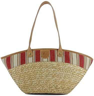 Il Bisonte Women's J0310lnt572 Multicolor Fabric Tote