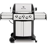 Broil King 986887 Signet 90 Natural Gas Grill with Side Burner and Rear Rotisserie