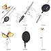 Garden Solar Lights Outdoor, 3 Pack Solar Stake Lights Multi-color Changing LED Garden Lights, Fiber Optic Butterfly Decorative Lights for Yard, Solar Powered Light with a Purple LED Light Stake