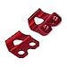 JFG RACING Red CNC Billet Aluminum Brake Line Hose Clamp Holder For For CR125 CR250R CRF250R CRF250X CRF450R CRF450X CRF250L
