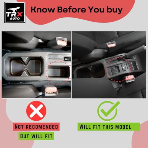 TRX AUTO Paded Armrest Storage Box With Double Layer Organizer For Suzuki Jimny 5 door 2024 2023 2022 2021 | For JB64 JB74 Suzuki Jimny Accessories | (With Center Switches)