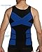 Shaxea Mens Slimming Body Shaper Vest Shirt Tank Top Compression Shirt, Shapewear for Men (XXL, Black)