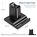 Compatible with Fitbit Versa/Lite Edition/Special Edition Charger Dock and Cellphone Holder,Hagibis Replacement Charging Cable Station for Versa with Cell Phone Holder Stand .[NO Phone Charger].