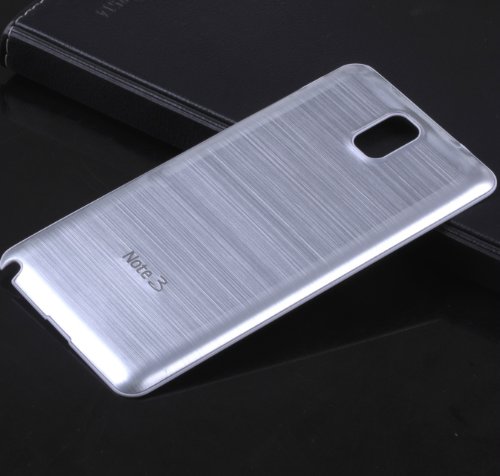 Generic Metal Aluminum housing Replacement Case Battery Cover For Samsung Galaxy Note 3 (Silver +Silver edge)