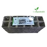 Peat Pot Trays Pack Of 10 (120 Cells) - Seed Starter Pots For Seedlings, Saplings, Flowers -2