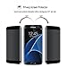 Galaxy S7 Edge Privacy Tempered Glass Screen Protector, YCFlying Premium [3D Curved] [Anti-Spy] [Full Coverage] Tempered Glass Screen Guard for Samsung Galaxy S7 Edge -Black