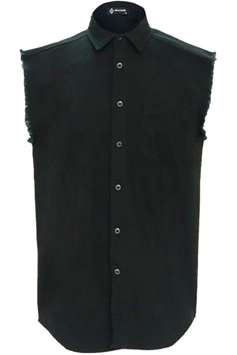 mens sleeveless denim shirt for sale