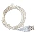 Ehome 100 LED 33ft/10m Starry Fairy String Light, Waterproof Decorative Copper Wire Lights for Indoor, Bedroom Festival Christmas Wedding Party Patio Window with USB Interface (Multi Color)