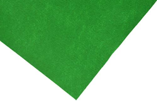 Hollandfelt 45P Felt sheets-45 6 Sheets 20x30cm-100% Wool, Green, 20 x 30 cm