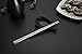 Hiware 12-Pairs Reusable Metal Chopsticks - Stainless Steel Spiral Chopstick Set, Dishwasher Safe, 9 Inch
