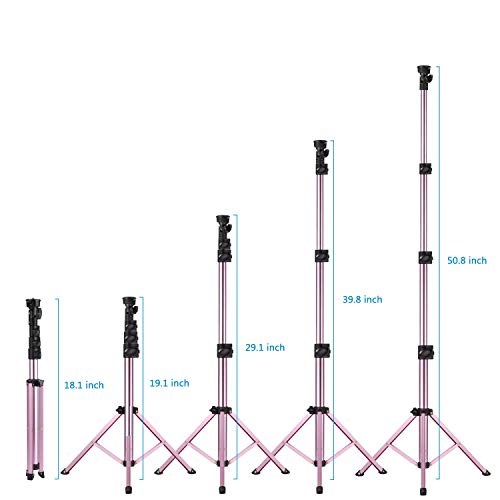 Bluetooth Selfie Stick Tripod,PEYOU 54 Inch Extendable Phone Camera Tripod Stand with Wireless Remote,Selfie Stick Compatible for iPhone 11/11 Pro/X/XR/Xs Max/8/7s,Galaxy S10/S9/Note 8, Huawei,Gopro - Thumbnail 3