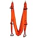 EverKing Aerial Yoga Straps Trapeze - Antigravity Yoga Swing/Sling/Inversion Tool,Air Flying Yoga Hammock Belt Fitness Swing Hammock for Yoga Inversion Exercises (Orange)