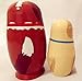 Glamorway 5pcs Lovely Baby Toy Cute Animal Doll Cute Dog Matryoshka Doll Interactive Dolls Wooden Toys Russian Nesting Dolls