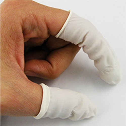Beauties Factory 100 pcs Small Rubber Gloves For Protective Latex Finger Nail