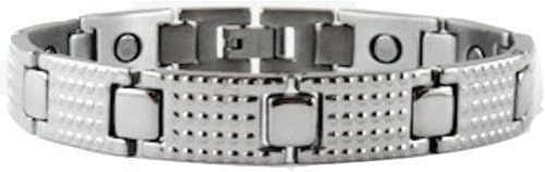 Mens Titanium Carbon Magnetic Bracelet + Gift Box