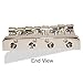 Bass Guitar Bridge 57 Millimeter 4 String Thru Body or Bridge Chrome