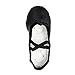 MSMAX Women Ballet Dance Shoes Adult Gymnastic Slippers for Dancing Black 9 M US Women